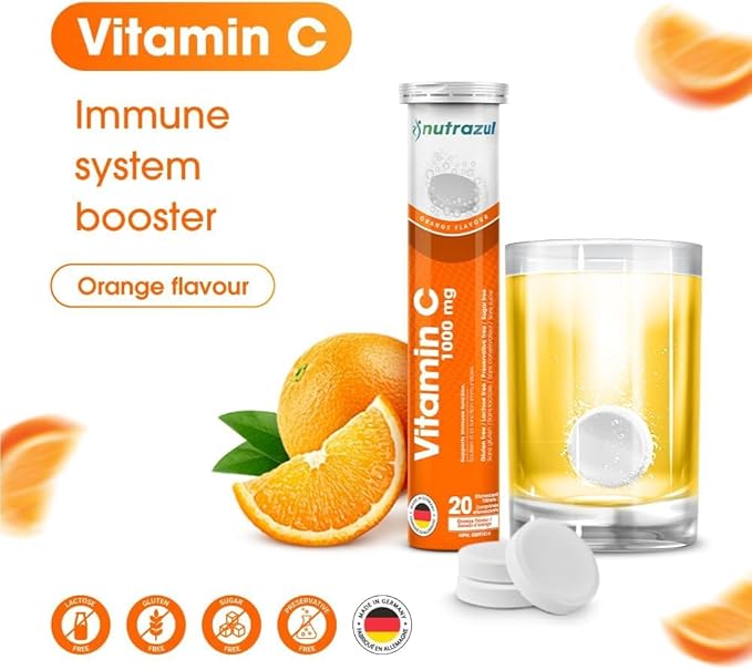 Viên sủi Vitamin C 1000mg + Zinc hỗ trợ tăng cường sức khỏe, nâng cao đề kháng