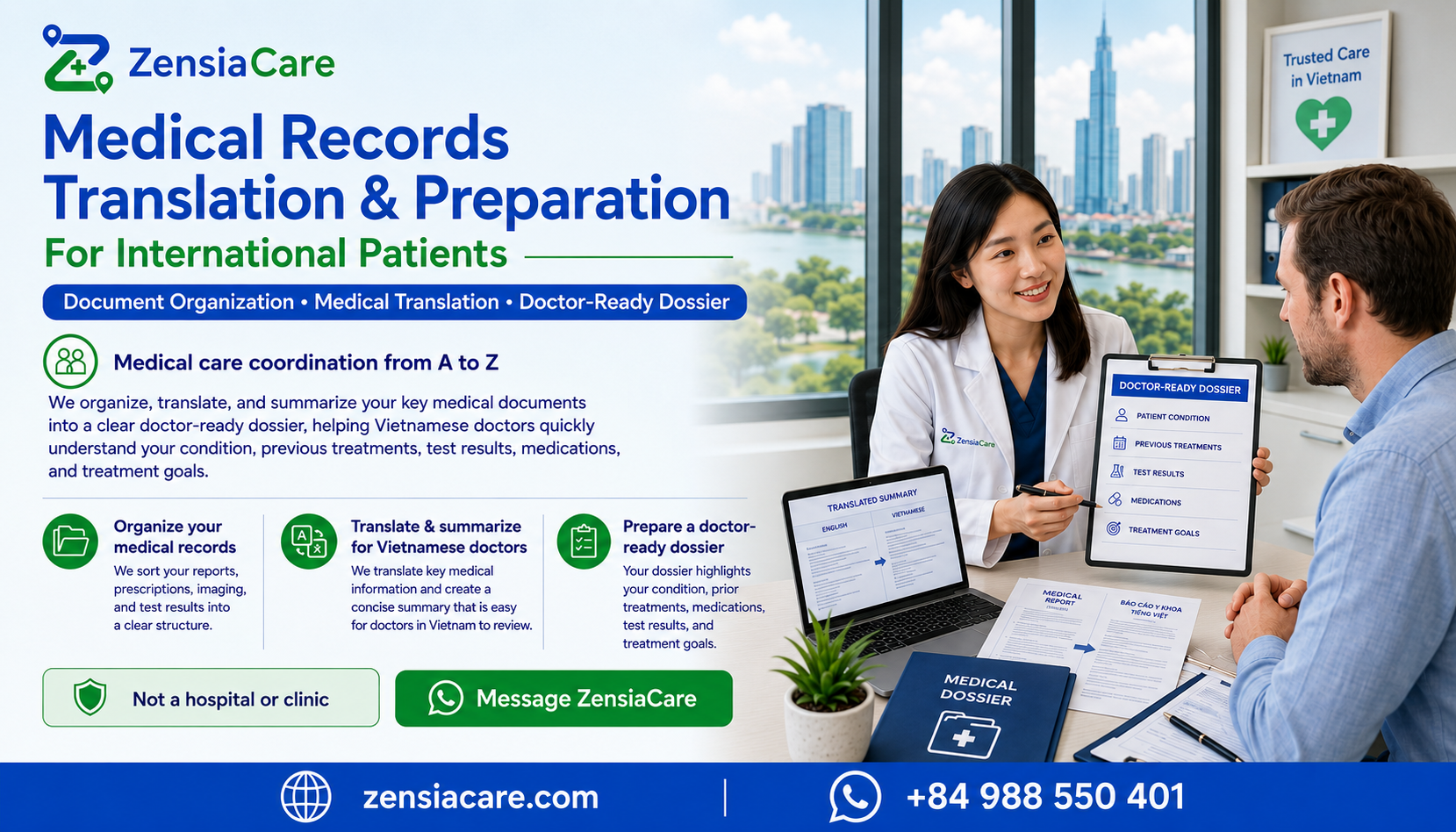Medical Records Translation & Preparation for Vietnamese Doctors