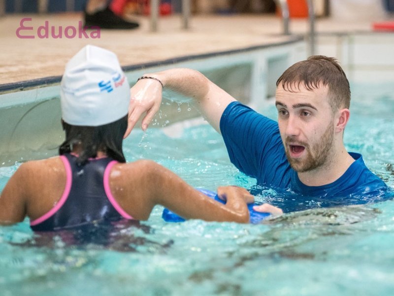 Online swimming training