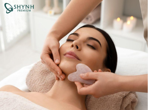 Facial lifting massage