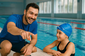 Online swimming training