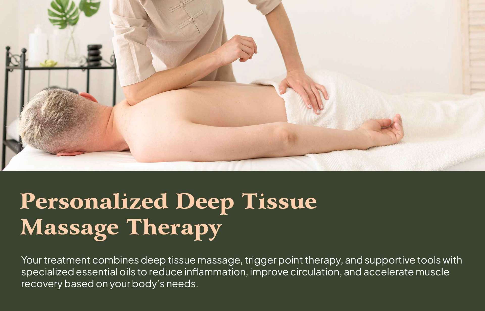 In-Person Deep Tissue Massage Session