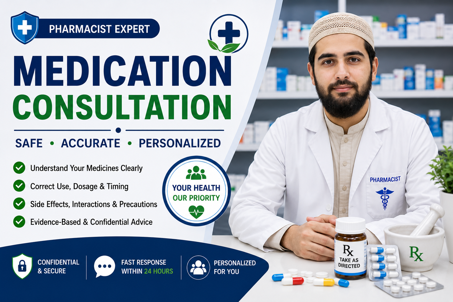 I will help you use your medicines safely.